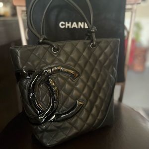 Authentic Chanel Small Ligne Cambon Bucket Tote